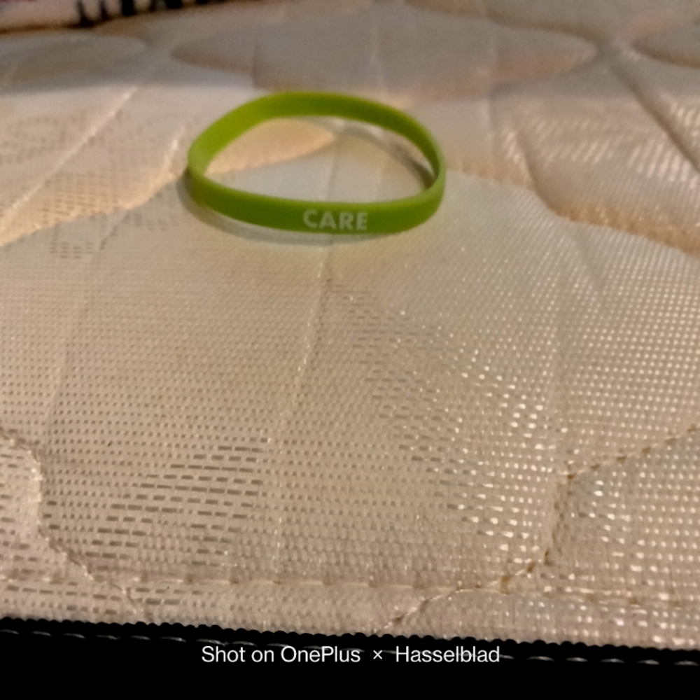 This is a green care braclet